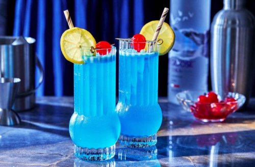 Vibrant and Viral, the Neon-Hued Blue Lagoon Cocktail Is Turning Heads