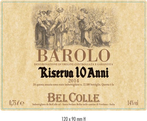 Bel Colle 2014 Riserva 10 Anni (Barolo) - 90 Points | Wine Enthusiast Ratings