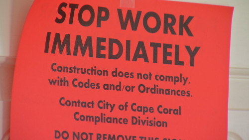 Red tags popping up on Cape Coral homes