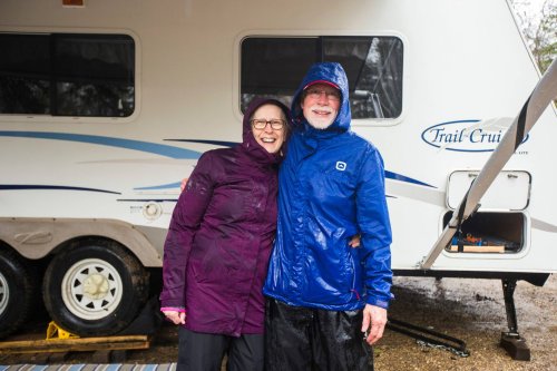 Miserable weather not stopping hardy Manitobans from camping, spending time at the lake
