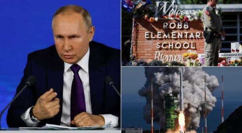 Top 10 world news: Putin 'proud' of Russian troops, first interior image of Texas school shooting, and more