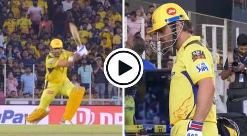 Watch: MS Dhoni Departs For A First-Ball Duck In Possible Last IPL Appearance