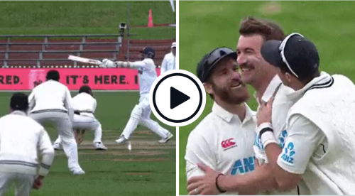 Watch: Three Square Legs, All In A Line - New Zealand's Creative Field Setting Outfoxes Angelo Mathews