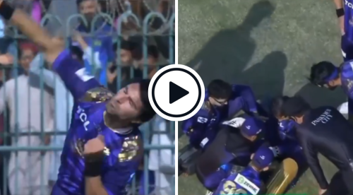 Sarfaraz Ahmed Taken Off For Concussion After Mohammad Wasim Celebration Throw Hits Him On The Head | Pakistan Super League 2024