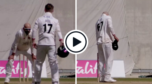 Watch: Nathan Lyon Does A Broad, Switches Bails Around In County Championship Game