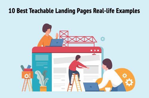 10 best landing page examples created with Teachable
