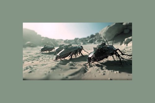 Hightech-Kakerlaken gegen den Krieg