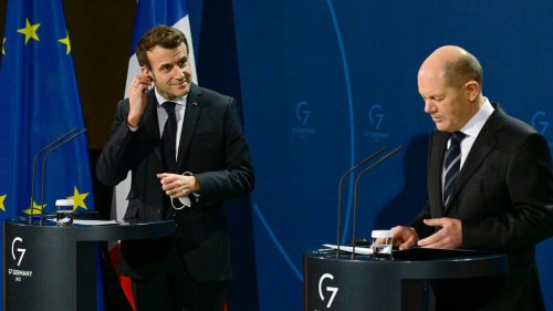 Scholz und Macron warnen Russland vor einem Angriff auf die Ukraine