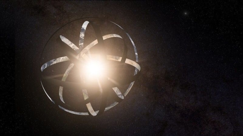 Advanced civilizations could be using Dyson spheres to collect energy from black holes