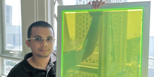 Eco-friendly solar panels generate energy without sunlight