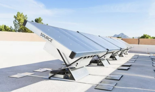 This solar hydropanel pulls 10 liters of drinking water per day out of the air
