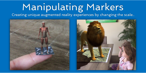 Manipulating Markers: changing the scale of AR