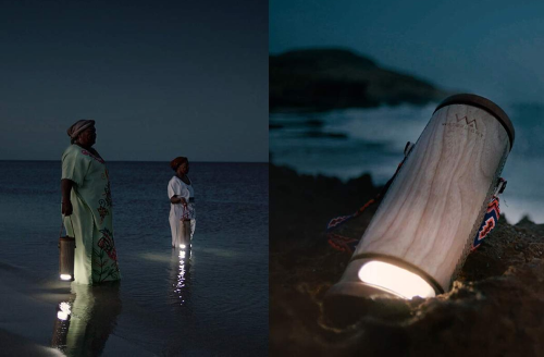 Waterlight generates light for 45 days using only salt water