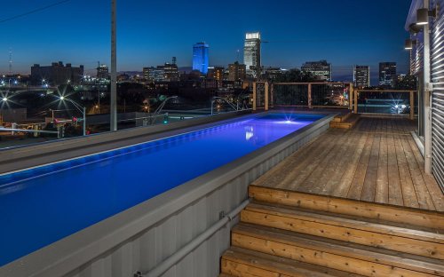 Shipping containers are becoming the coolest new swimming pools
