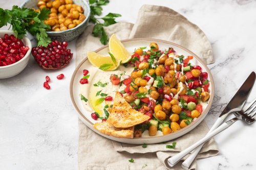 Veganer Genuss wie aus 1001 Nacht: orientalischer Kichererbsensalat