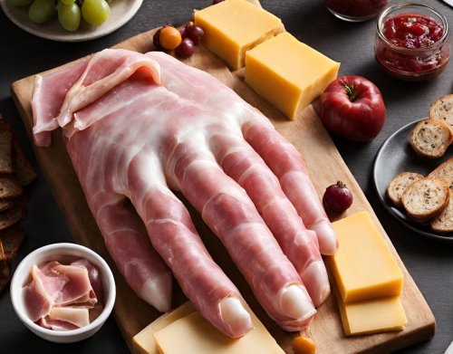 Finger Food: Essbare Grusel-Hand für dein Halloween-Büfett