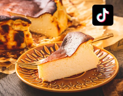 TikTok-Trend: Cremiger San Sebastian Cheesecake