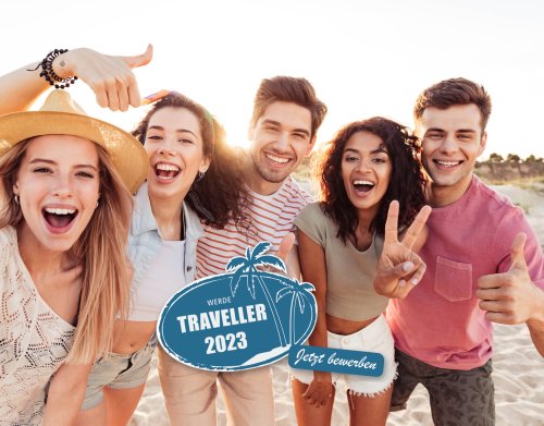 Du liebst es, zu reisen? Bewirb dich jetzt als Traveller 2023 für die Kampagne „Bereit zu reisen“