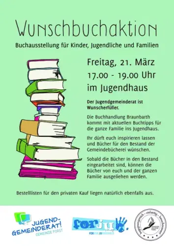 Wünsch dir was - Buchausstellung für Kinder, Jugendliche und Familien