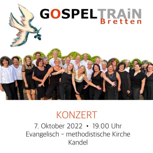 Gospel Konzert in Kandel: Chor „Gospel Train“ singt Konzert in Kandel