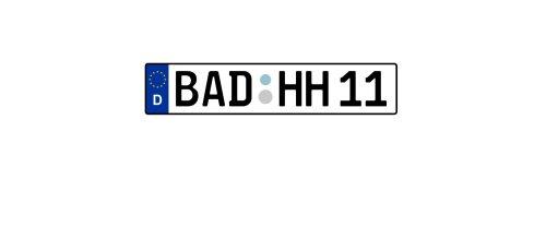 Kennzeichen BAD - wofür stehen die Buchstaben auf dem Nummernschild?