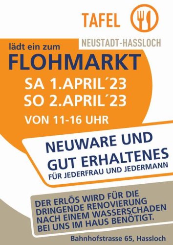 Flohmarkt Tafel Neustadt-Hassloch
