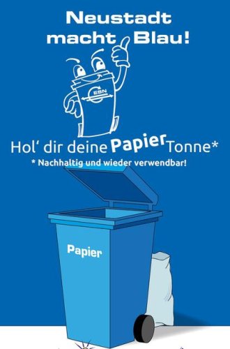 Die Förderung der Papiertonne läuft aus