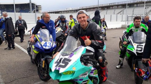 Pascal Schneider ging beim Motorradfinale auf dem Hockenheimring an den Start