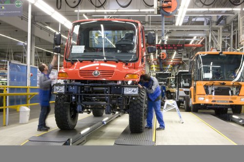 Mercedes-Benz Werk Wörth: 20 Jahre Unimog in Wörth