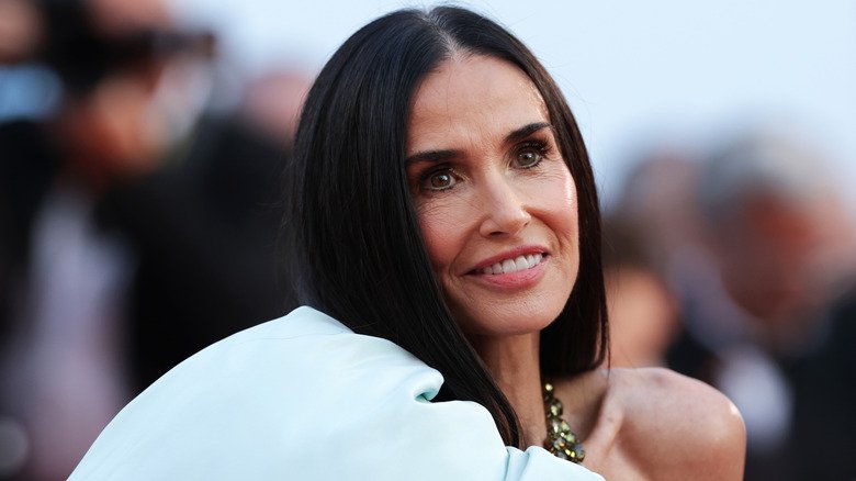 Demi Moore's Mother-Of-The-Bride Style Perfectly Complemented Her Daughter's Wedding Gown
