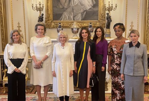 Queen Camilla condemns “global pandemic of violence against women”
