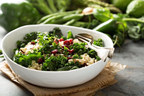 Quinoa Salad Recipe with Cherries, Walnuts, and Feta