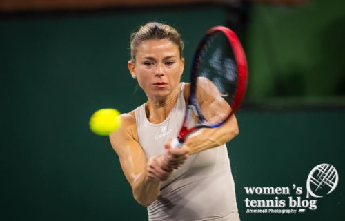 Miami: Camila Giorgi hits 14 double faults, battles past Kaia Kanepi after three tiebreaks - Women's Tennis Blog