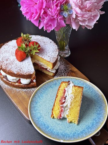 Victoria Sponge Cake…ein Klassiker aus England