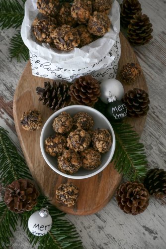 Lebkuchen Toffee Kugeln