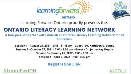 Launching the new Learning Forward Ontario Literacy Network
