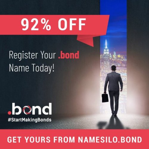 Namesilo .Bond $4.79 first year register