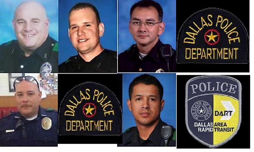 U.S. States With The Most Police Officers Killed In The Line Of Duty