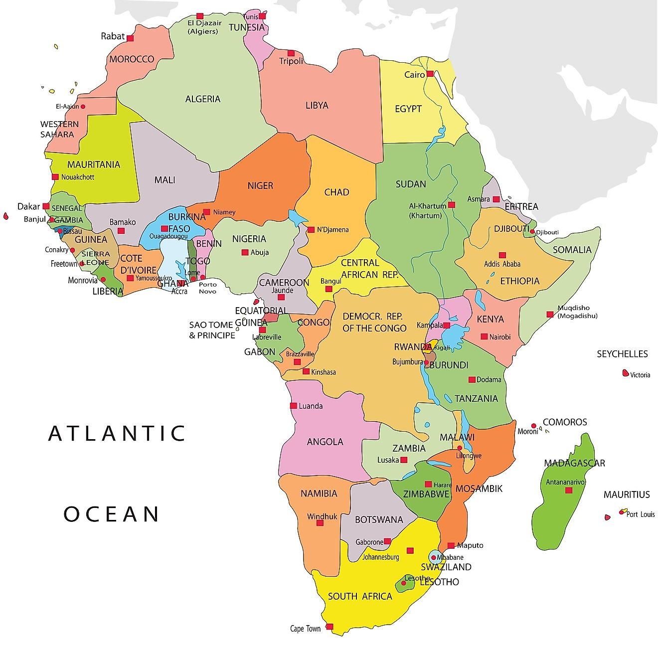 How Many Countries Are There In Africa?