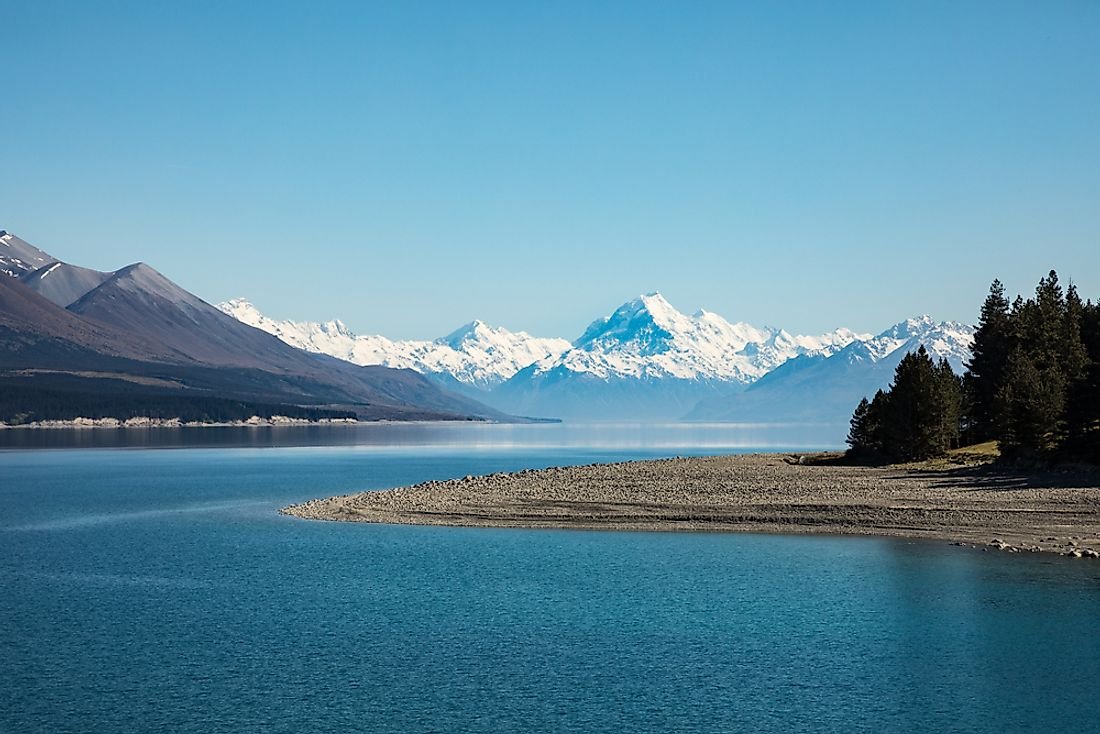 The Largest Lakes In New Zealand By Surface Area