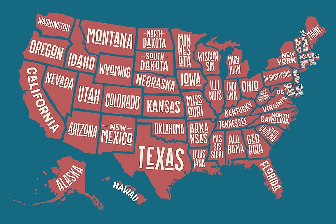 The Singly Landlocked States Of The United States