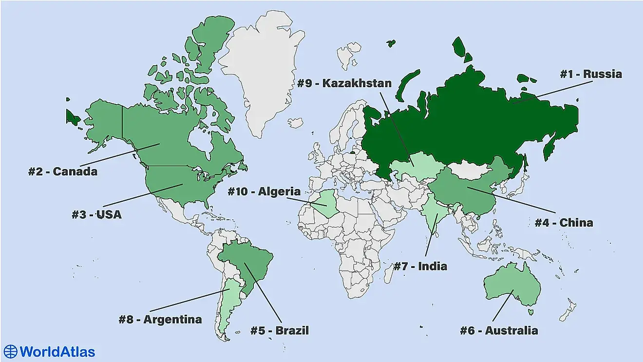 Countries by Area