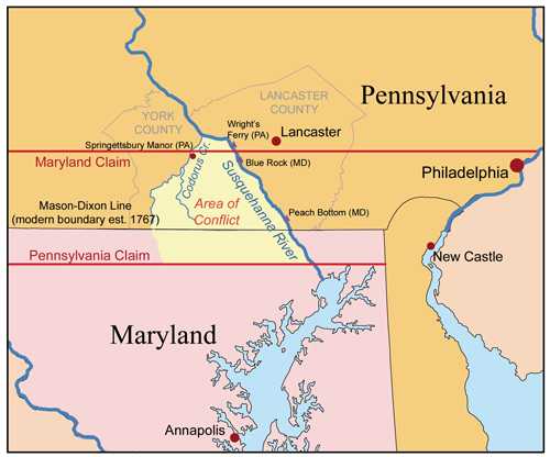 The Origins Of The Mason Dixon Line Dividing U S Into North And South    Medium 