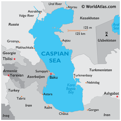 The World's Largest Unknown Lake: Caspian Sea
