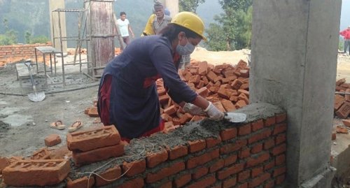 In Nepal’s post-earthquake reconstruction, women masons are breaking gender barriers