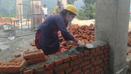 In Nepal’s post-earthquake reconstruction, women masons are breaking gender barriers