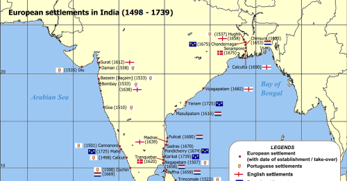 The English and Dutch East India Companies' Invasions of India