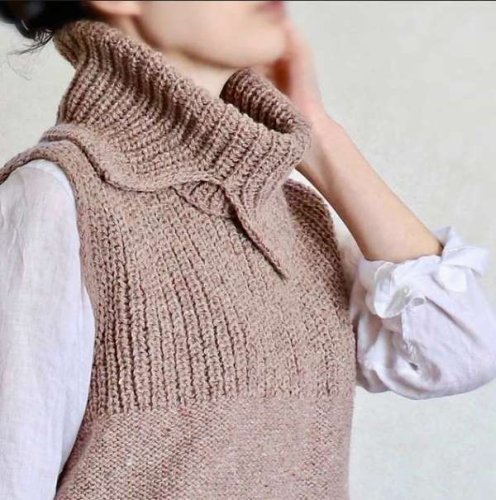 Get Simple Style with this Easy Vest Knitting Pattern