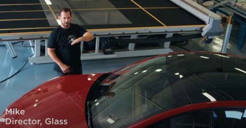 Tesla unveils its 'secret to a quiet cabin': Proprietary 'Tesla Glass'
