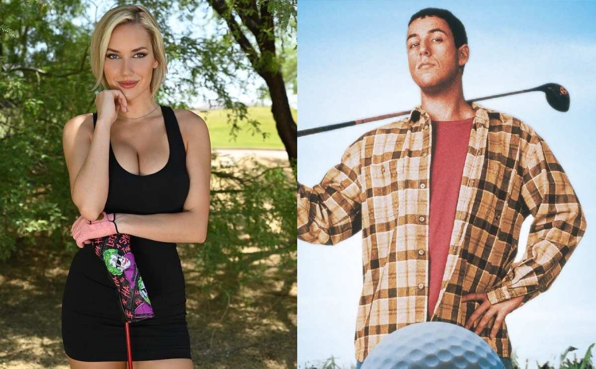 VIDEO: Paige Spiranac Breaks Out Her Happy Gilmore Swing, Hammers It Down The Fairway